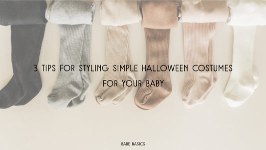 3 Tips for Styling Simple DIY Halloween Costumes for Your Baby