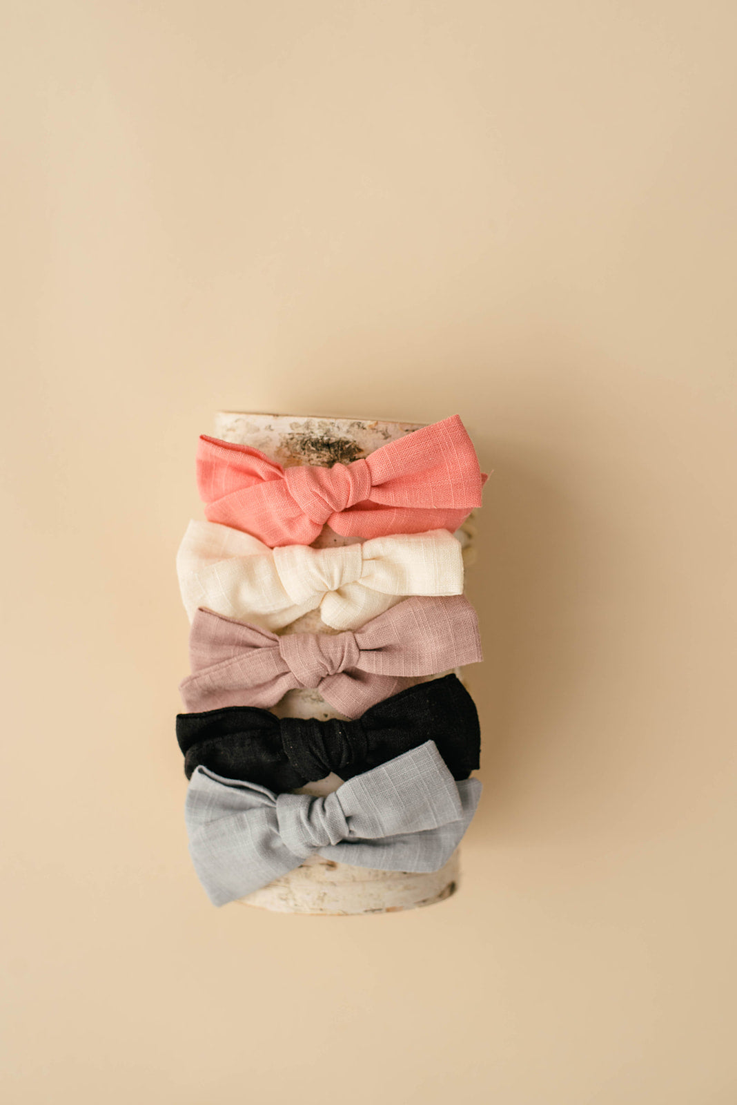 Linen Bow Headband - Babe Basics