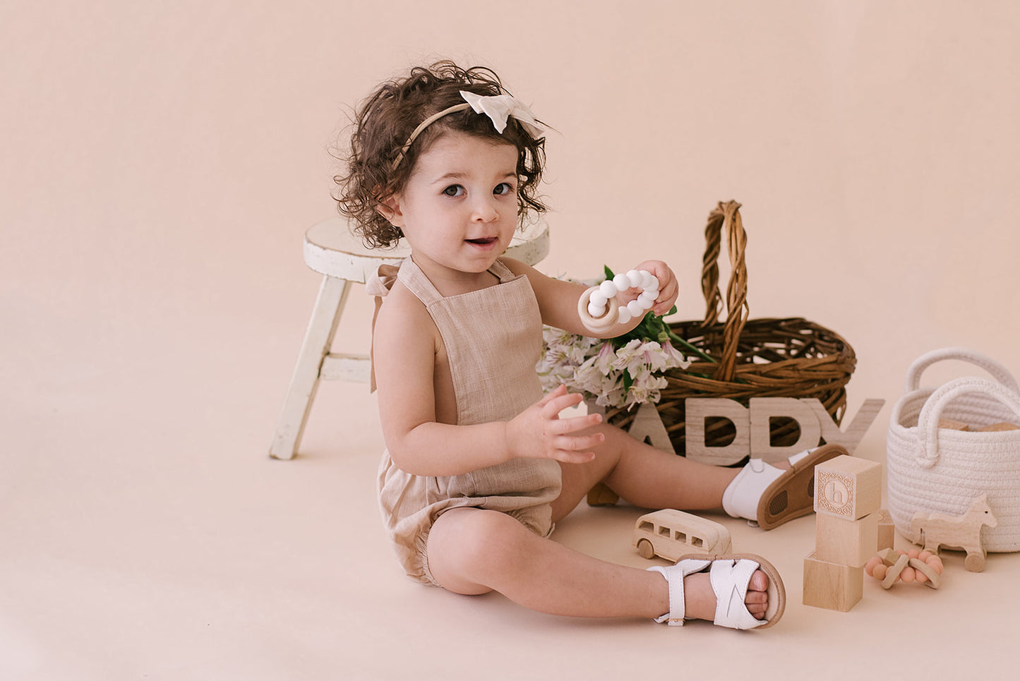 White Leather Sandals - Babe Basics