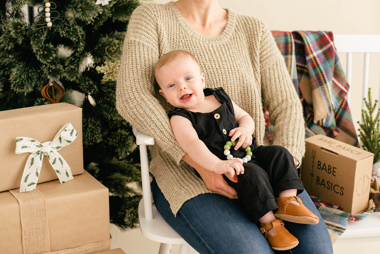 Black Linen Basic Romper - Babe Basics