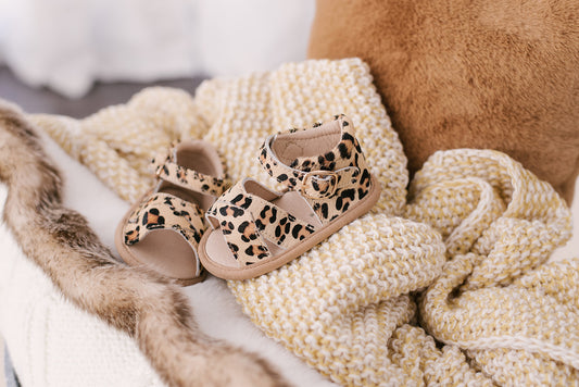 Leopard Baby Sandals - Babe Basics