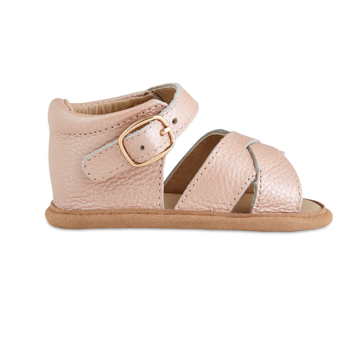 Blush Leather Sandals - Babe Basics