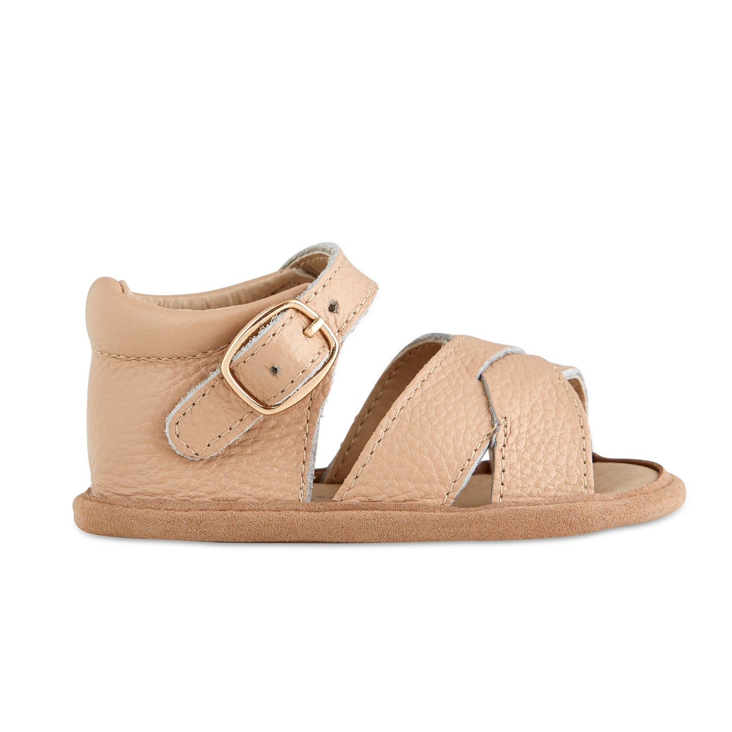 Caramel Leather Sandals - Babe Basics